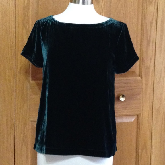 EILEEN FISHER - Silk Velvet Dress Top - Worn Once - Picture 1 of 6